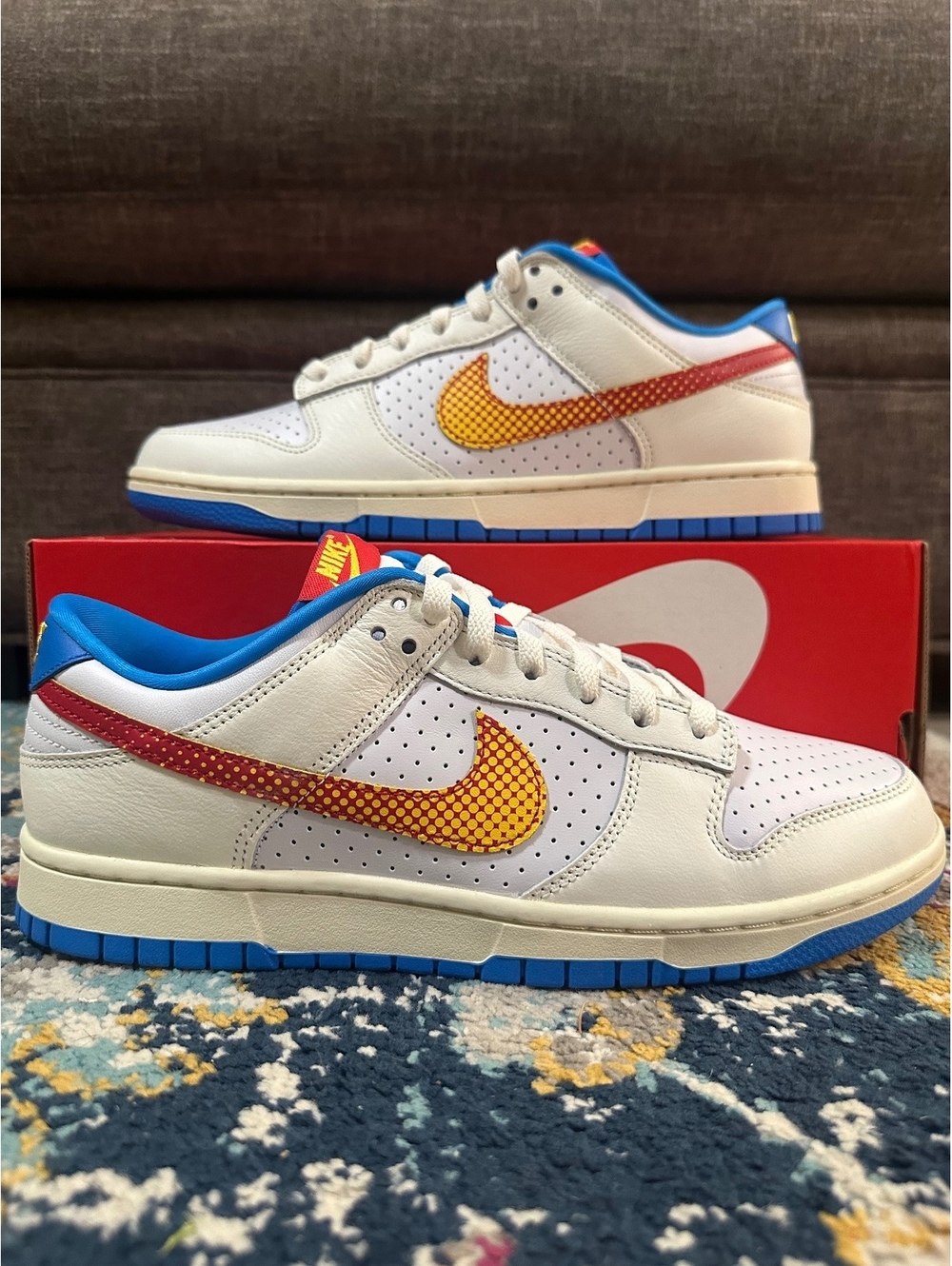Size 9.5 - Nike Dunk Low “Harlem Globetrotters Pack”